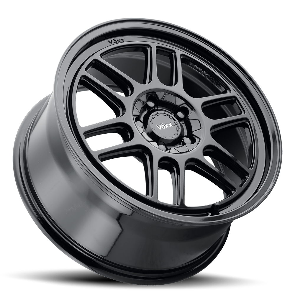 18x8.5 Voxx Notto Gloss Black Wheel 5x110/5x115 (40mm)