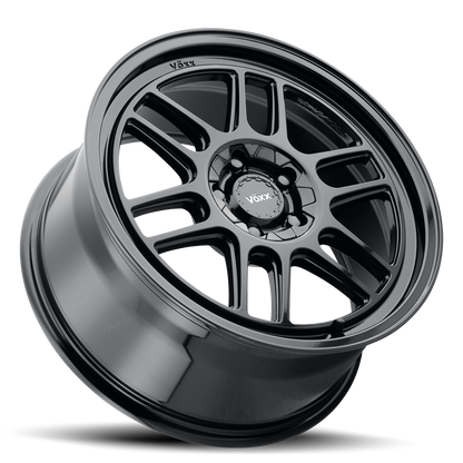 18x8.5 Voxx Notto Gloss Black Wheel 5x110/5x115 (40mm)