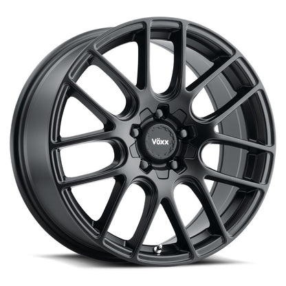 18x8 Voxx Orso Matte Black Wheel 5x115/5x120 (20mm)