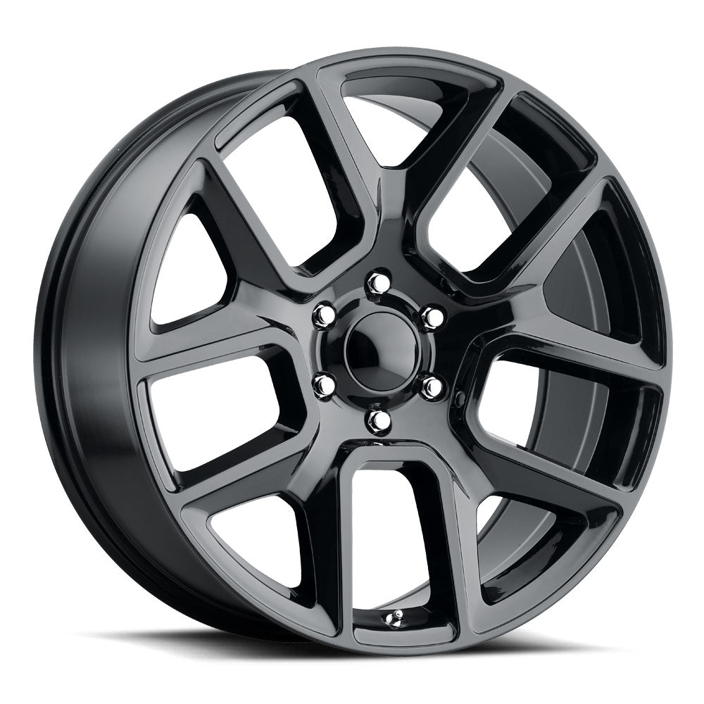 22x9 Voxx Replica Ram 1500 Gloss Black Wheel 5x5.5 (18mm)