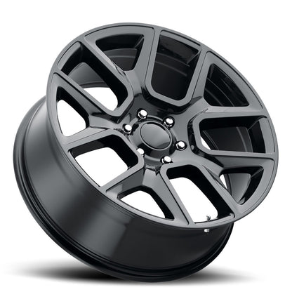 22x9 Voxx Replica Ram 1500 Gloss Black Wheel 6x5.5 (18mm)