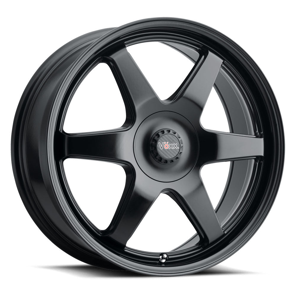 17x7.5 Voxx Riva Matte Black Wheel 5x4.25/5x4.5 (40mm)