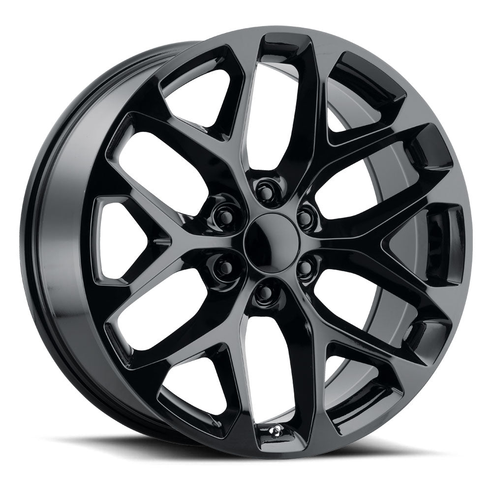 22x9 Voxx Replica SNWFL Gloss Black Wheel 6x5.5 (24mm)