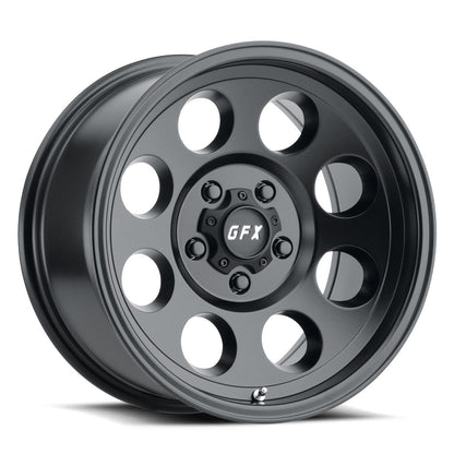 18x9 G-FX TR-16 Matte Black Wheel 6x5.5 (12mm)