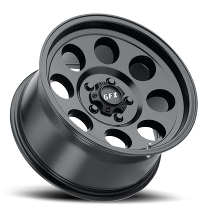 18x9 G-FX TR-16 Matte Black Wheel 6x5.5 (12mm)