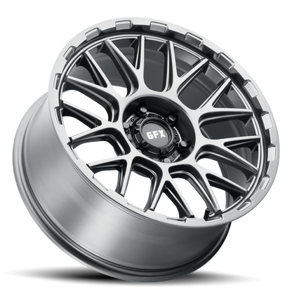 17x9 G-FX TM7 Matte Gunmetal Wheel 6x5.5 (12mm)