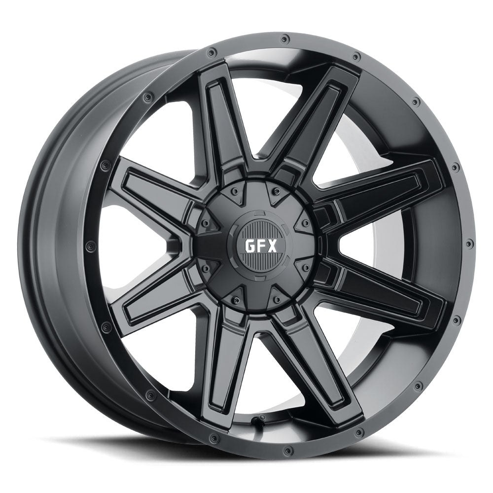 20x10 G-FX TR23 Matte Black Wheel 6x135/6x5.5 (-19mm)