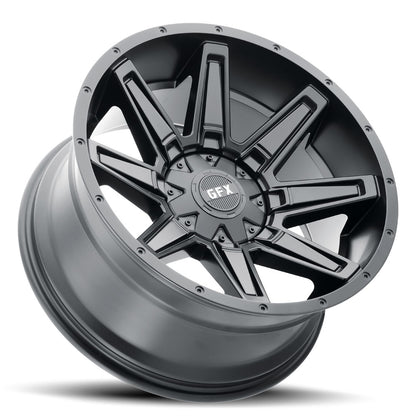 20x10 G-FX TR23 Matte Black Wheel 6x135/6x5.5 (-19mm)