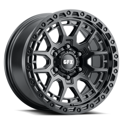 18x9 G-FX TR25 Matte Black Wheel 6x135 (12mm)