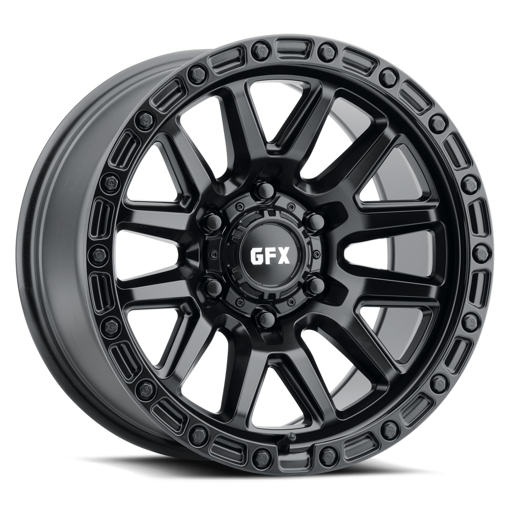 17x9 G-FX TR26 Matte Black Wheel 6x5.5 (0mm)