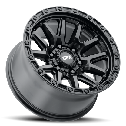 17x9 G-FX TR26 Matte Black Wheel 6x5.5 (12mm)