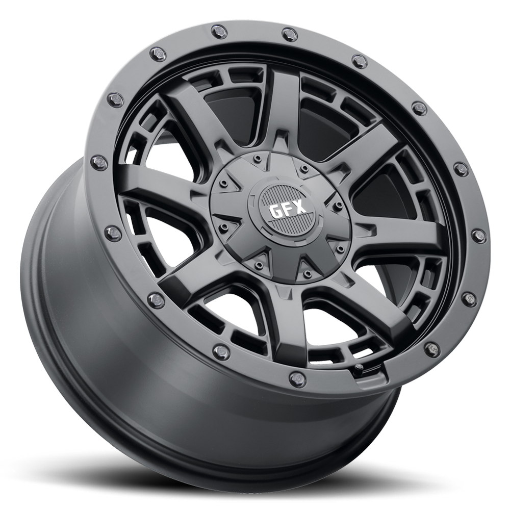 17x9 G-FX TR27 Matte Black Wheel 6x5.5 (12mm)