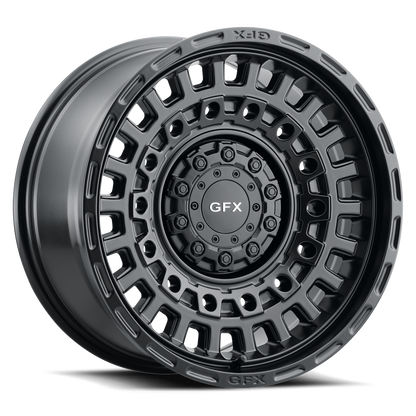 18x9 G-FX TR29 Matte Black Wheel 5x5/5x5.5 (0mm)