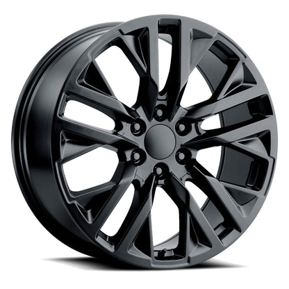 22x9 Voxx Replica SES Gloss Black Wheel 6x5.5 (28mm)