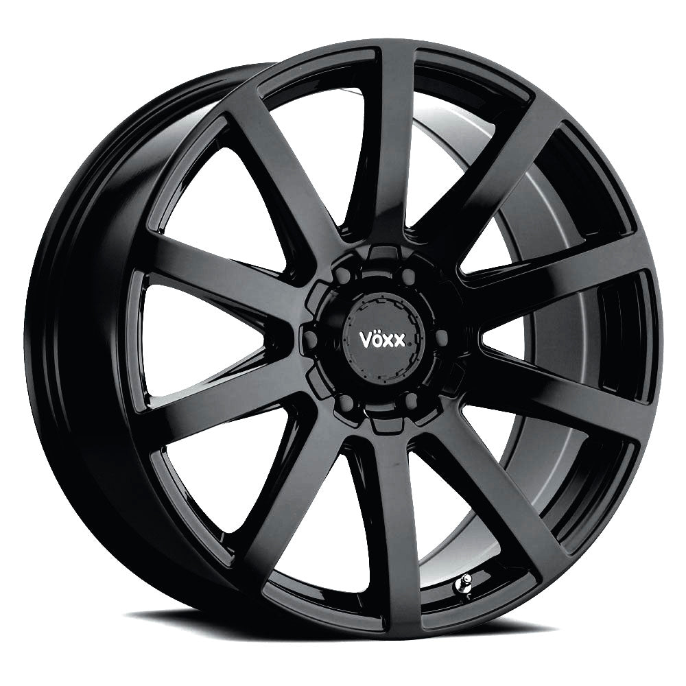 22x9 Voxx Vento Gloss Black Wheel 6x135/6x5.5 (30mm)
