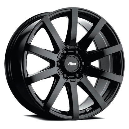 22x9 Voxx Vento Gloss Black Wheel 6x135/6x5.5 (30mm)