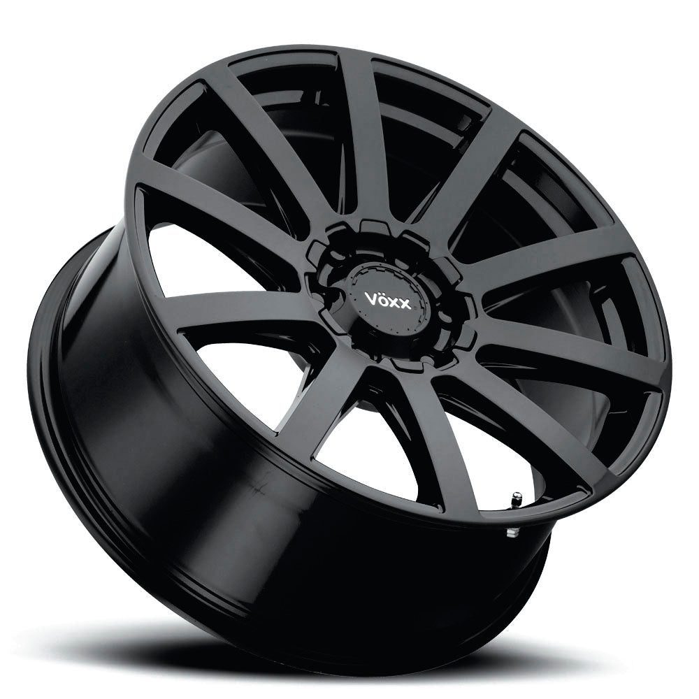 22x9 Voxx Vento Gloss Black Wheel 6x135/6x5.5 (30mm)