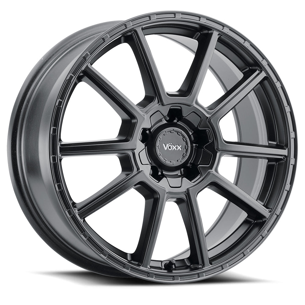 15x7 Voxx Monte Matte Black Wheel 5x100/5x4.5 (15mm)