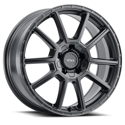 15x7 Voxx Monte Matte Black Wheel 5x100/5x4.5 (15mm)
