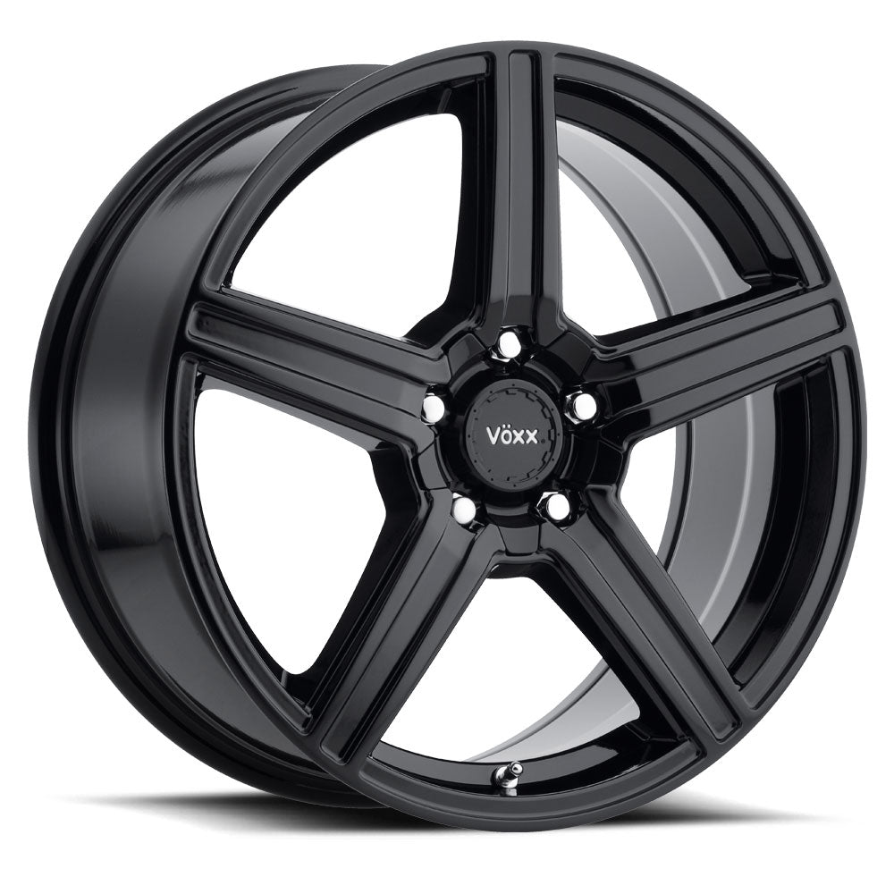 20x8.5 Voxx Como Gloss Black Wheel 5x4.5/5x120 (40mm)