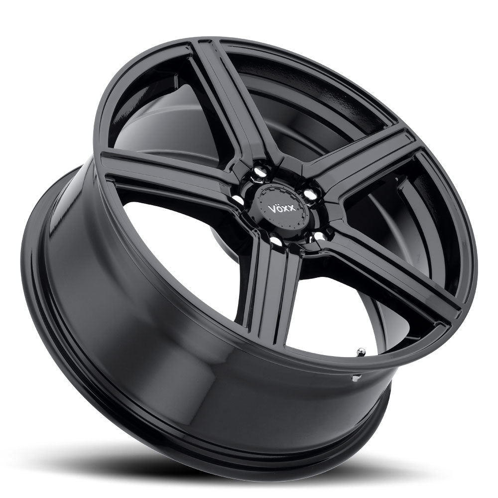15x6.5 Voxx Como Gloss Black Wheel 5x100/5x4.5 (40mm)