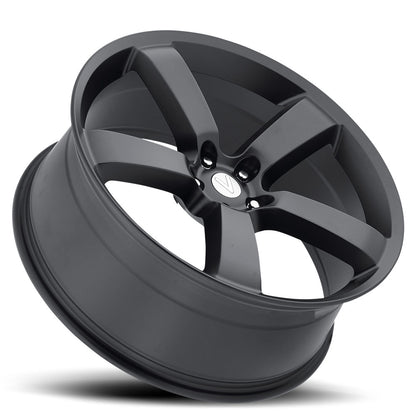20x9 Voxx Replica Dodge Charger Matte Black Wheel 5x115 (20mm)