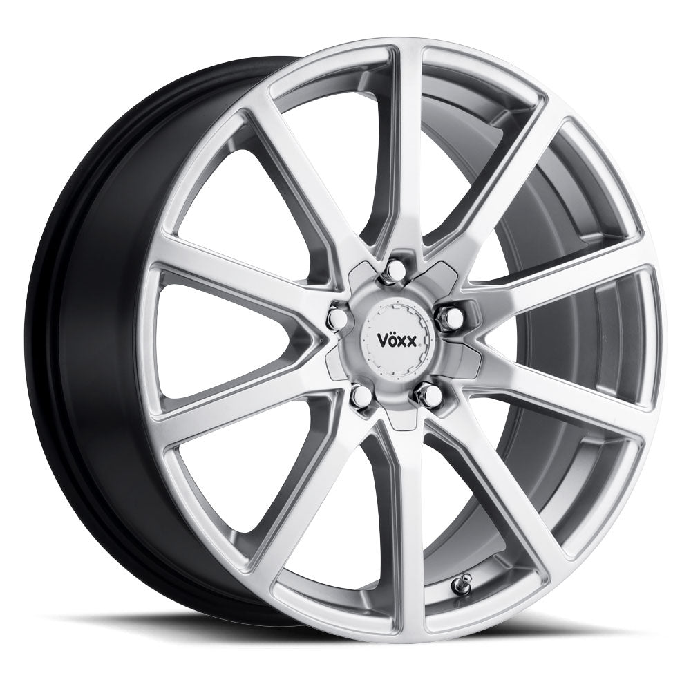 16x7 Voxx Este Bright Silver Wheel 5x4.25/5x4.5 (40mm)