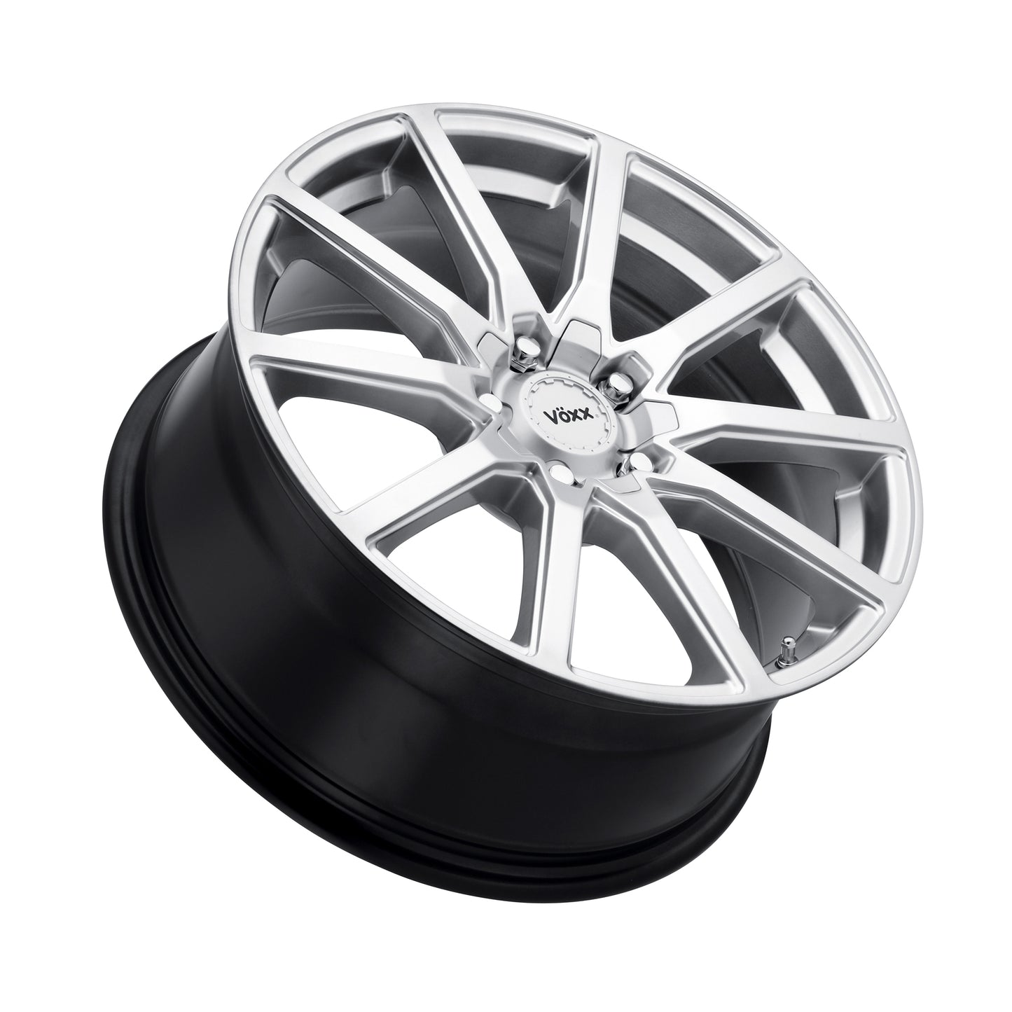 16x7 Voxx Este Bright Silver Wheel 5x4.25/5x4.5 (40mm)