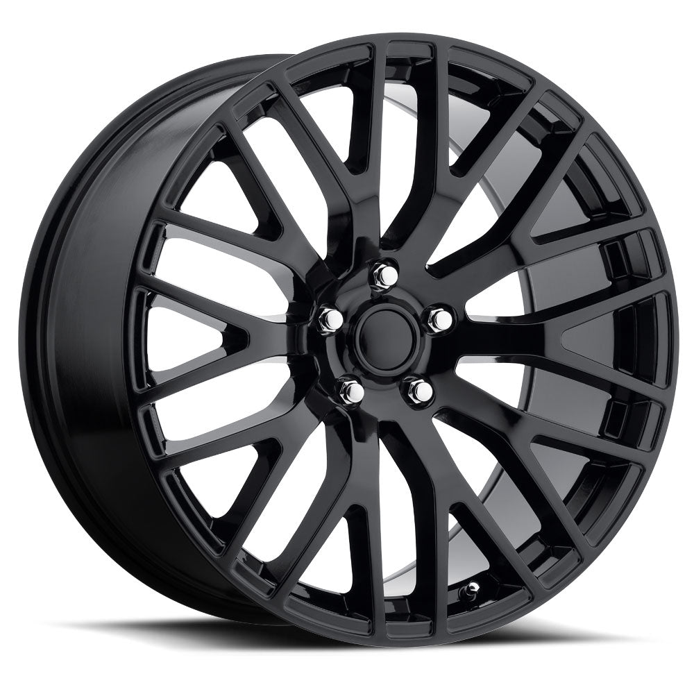 20x8.5 Voxx Replica Mustang Performance Gloss Black  Wheel 5x4.5 (35mm)