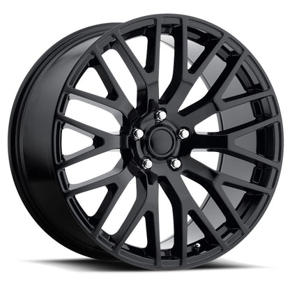 20x8.5 Voxx Replica Mustang Performance Gloss Black  Wheel 5x4.5 (35mm)