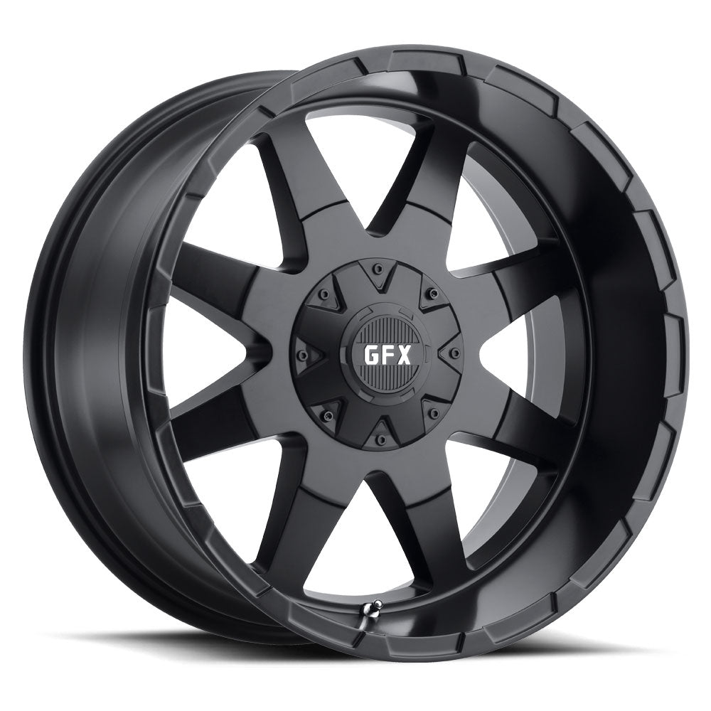 17x9 G-FX TR-12 Matte Black Wheel 6x135/6x5.5 (0mm)