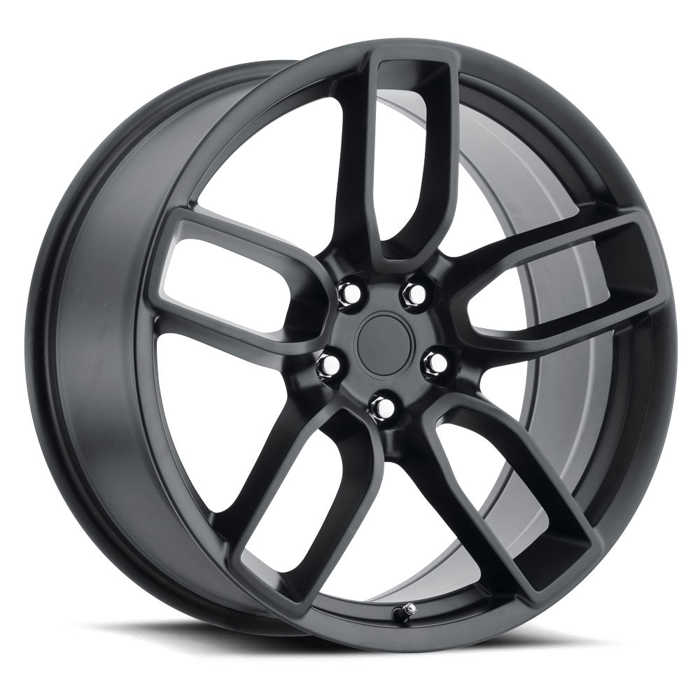 20x10.5 Voxx Replica Hellcat Widebody Red Eye Matte Black Wheel 5x115 (25mm)