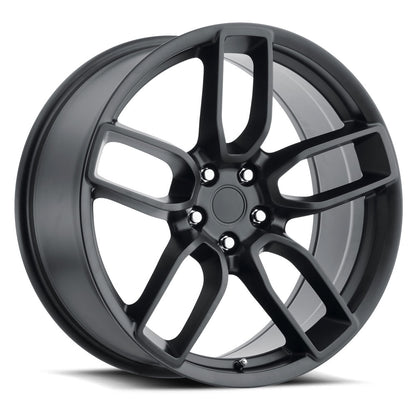 20x10.5 Voxx Replica Hellcat Widebody Red Eye Matte Black Wheel 5x115 (25mm)