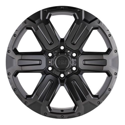 20x9 Black Rhino WANAKA MATTE GUN MTL W/ GUN MTL TINT Wheel 6x5.5 (40mm)