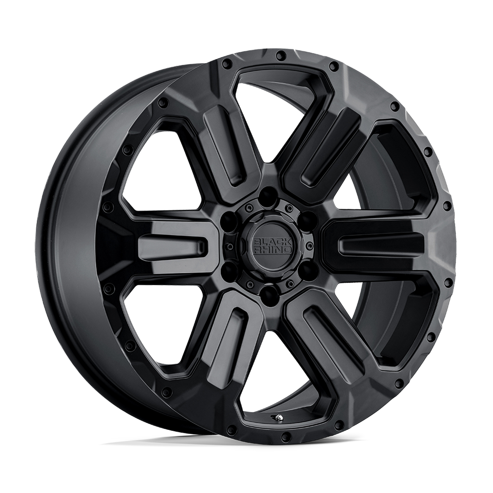 17x8.5 Black Rhino WANAKA MATTE BLACK Wheel 5x5 (35mm)
