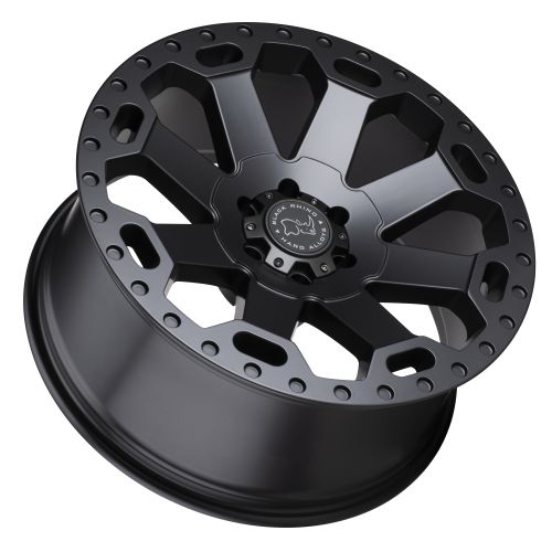 22x10 Black Rhino WARLORD MATTE GUNMETAL Wheel 5x5 (-23mm)
