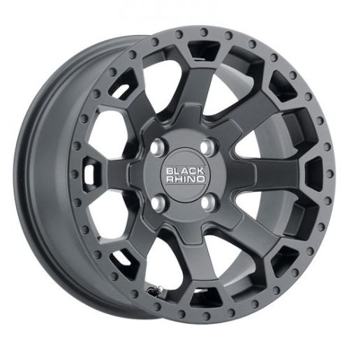 15x7 Black Rhino Warlord UTV Matte Gunmetal Wheel 4x110 (10mm)
