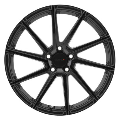 19x8.5 TSW WATKINS DBL BLACK - MATTE BLK W/ GLOSS BLK FACE Wheel 5x120 (35mm)