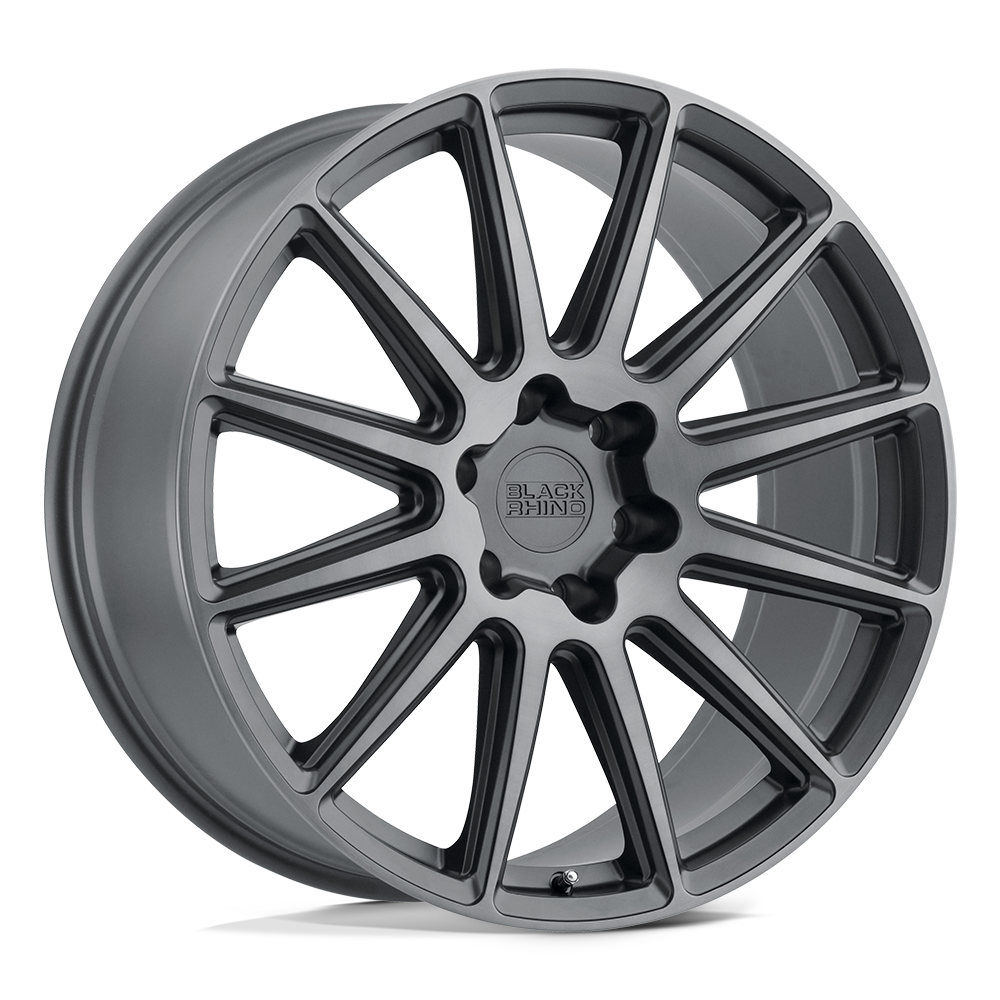 20x9 Black Rhino WAZA BRUSHED GUNMETAL Wheel 5x5 (30mm)