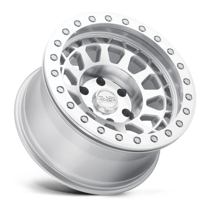 17x9 Black Rhino Primm Silver W/ Mirror Face & Machined Ring Wheel 8x180 (12mm)