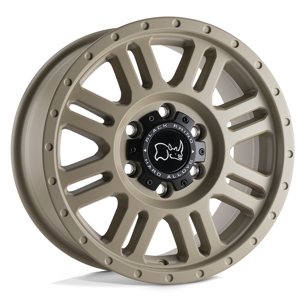 16x8 Black Rhino YELLOWSTONE DESERT SAND Wheel 6x130 (38mm)