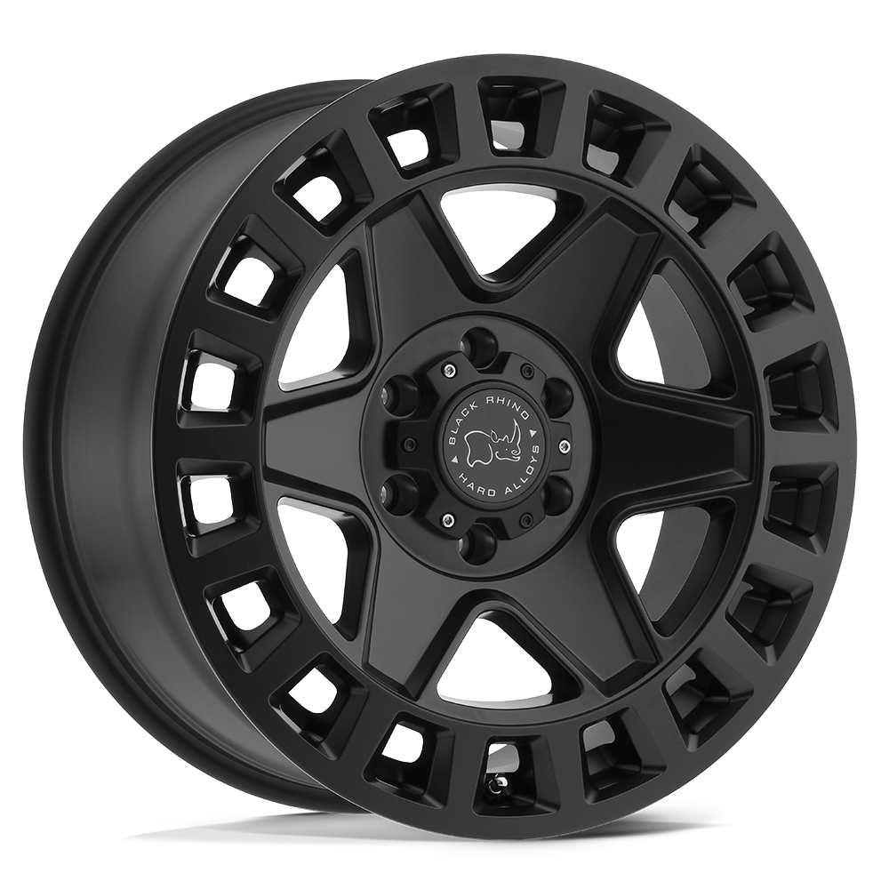 17x9 Black Rhino YORK MATTE BLACK Wheel 5x5 (-12mm)