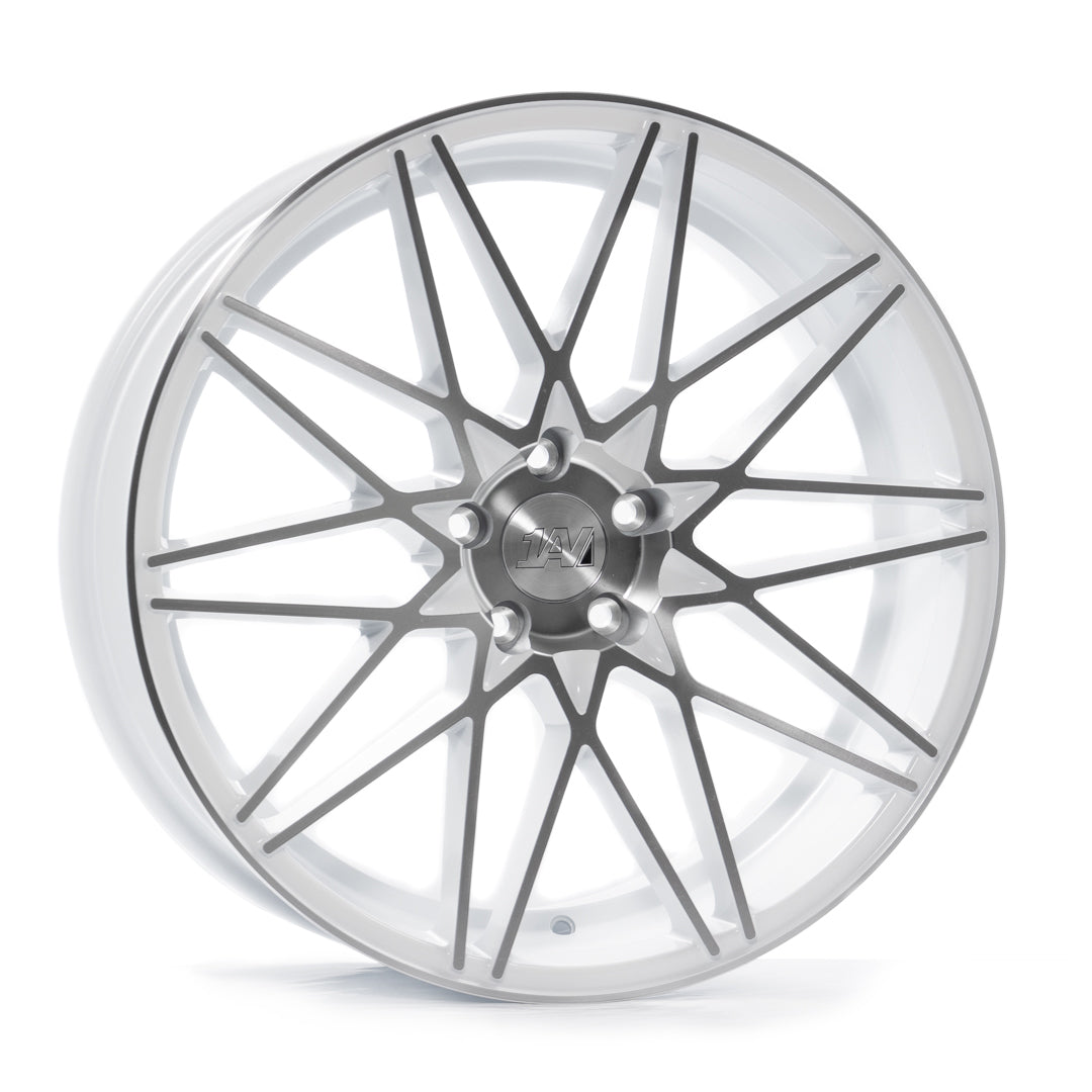 22x10.5 Axe ZX4 White Wheels 5x110 (25mm) Set of 4
