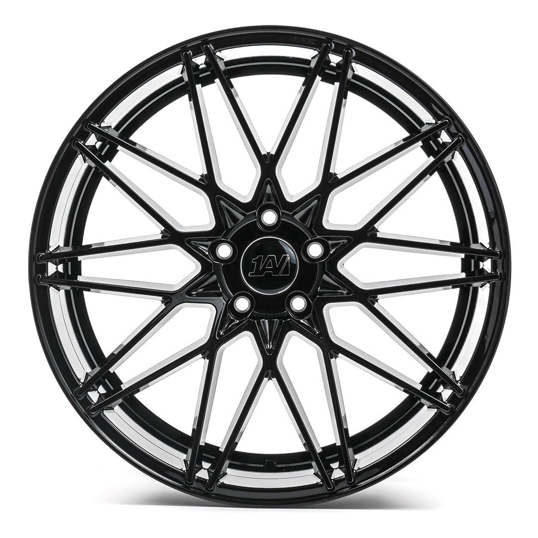 22x10.5 Axe ZX4 Gloss Black Wheels 5x115 (25mm) Set of 4