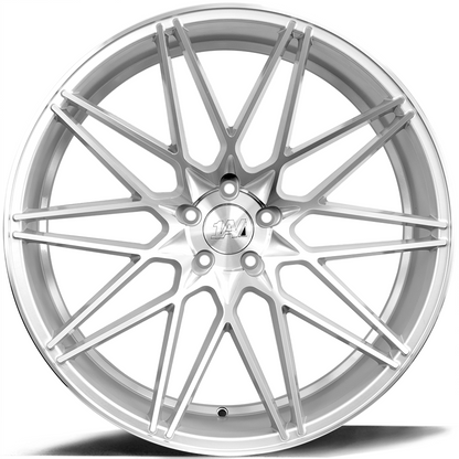 22x10.5 Axe ZX4 Silver Wheels 5x4.5 (25mm) Set of 4